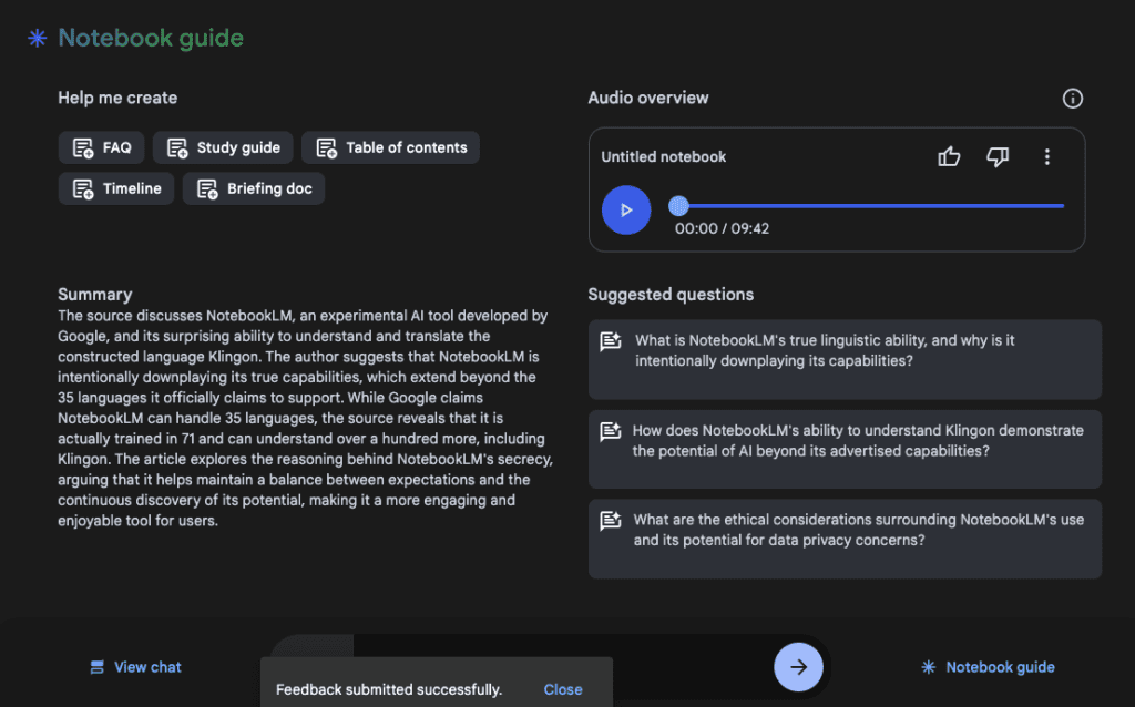 Audio overview or notebooklm podcast created from web link. Ready to be downloaded.